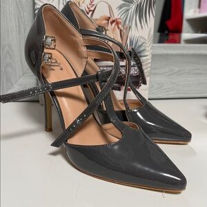 Chic Charcoal Women's Heels
